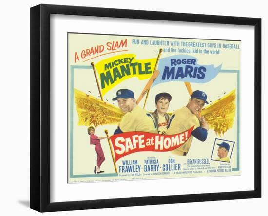 Safe At Home, 1962-null-Framed Art Print