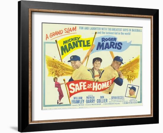 Safe At Home, 1962-null-Framed Art Print