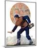 "Safe at the Plate,"September 29, 1928-Alan Foster-Mounted Giclee Print
