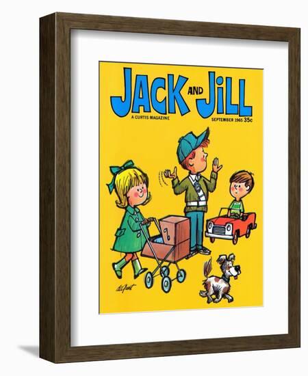 Safe Crossing - Jack and Jill, September 1965-Lee de Groot-Framed Giclee Print