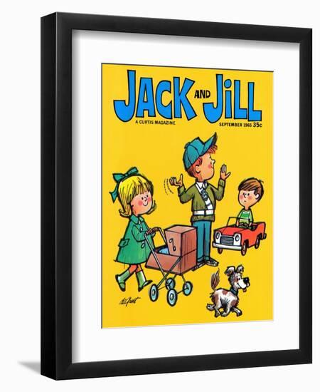 Safe Crossing - Jack and Jill, September 1965-Lee de Groot-Framed Giclee Print