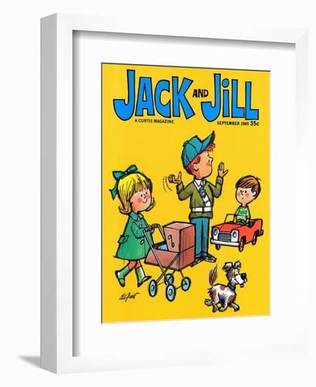 Safe Crossing - Jack and Jill, September 1965-Lee de Groot-Framed Giclee Print