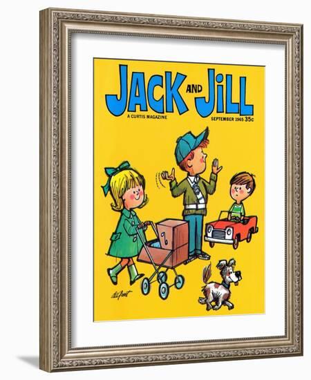 Safe Crossing - Jack and Jill, September 1965-Lee de Groot-Framed Giclee Print