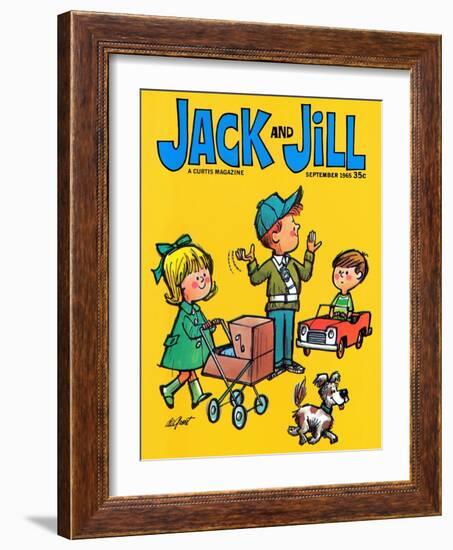 Safe Crossing - Jack and Jill, September 1965-Lee de Groot-Framed Giclee Print