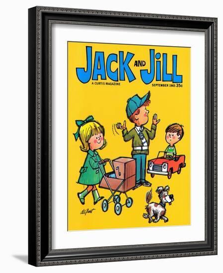 Safe Crossing - Jack and Jill, September 1965-Lee de Groot-Framed Giclee Print