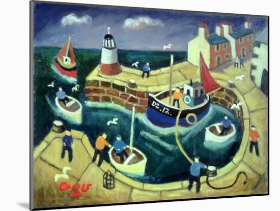 Safe Harbour, Brittany-William Cooper-Mounted Giclee Print