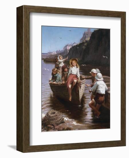 Safe in Harbour-Edwin Roberts-Framed Premium Giclee Print