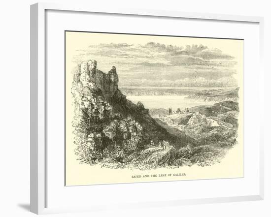 Safed and the Lake of Galilee-null-Framed Giclee Print