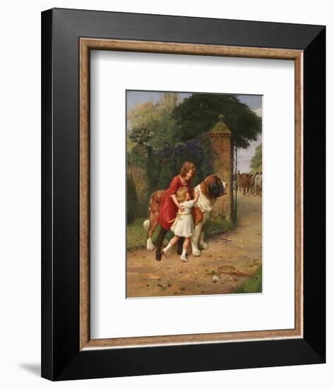 Safely Guarded-Arthur Elsley-Framed Premium Giclee Print