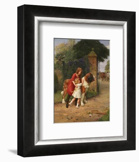 Safely Guarded-Arthur Elsley-Framed Premium Giclee Print