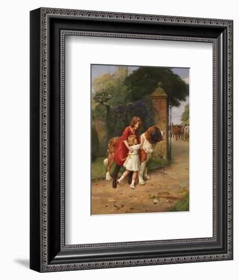 Safely Guarded-Arthur Elsley-Framed Premium Giclee Print