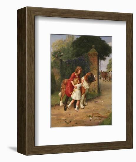 Safely Guarded-Arthur Elsley-Framed Premium Giclee Print