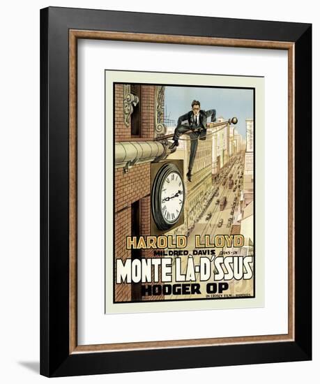 Safety First "Mont La D'ssus"-null-Framed Premium Giclee Print