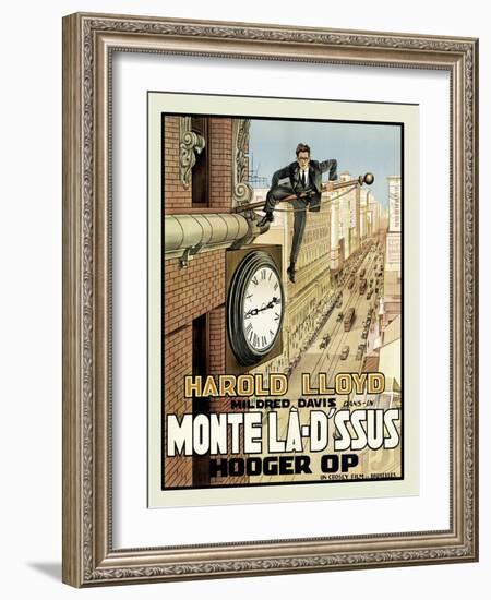 Safety First "Mont La D'ssus"-null-Framed Art Print