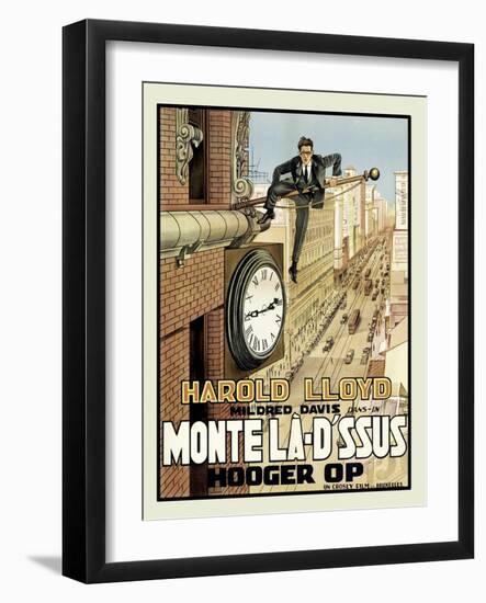 Safety First "Mont La D'ssus"-null-Framed Art Print