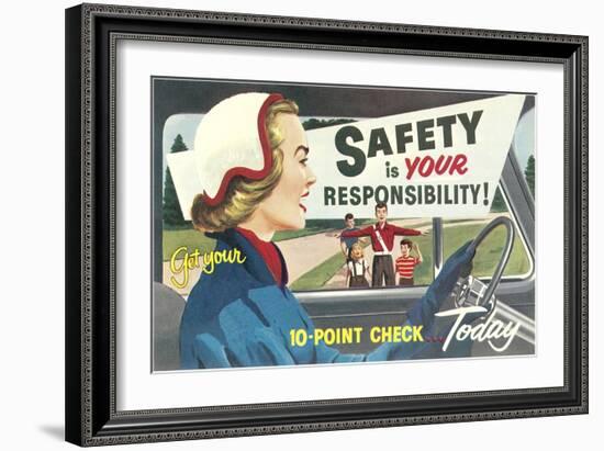 Safety Is Your Responsibility-null-Framed Giclee Print