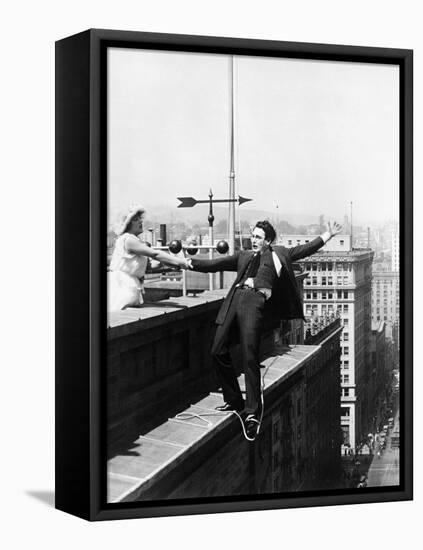 Safety Last, 1923-null-Framed Premier Image Canvas