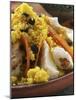 Saffron Couscous with Fish, Carrots and Raisins (N. Africa)-null-Mounted Photographic Print