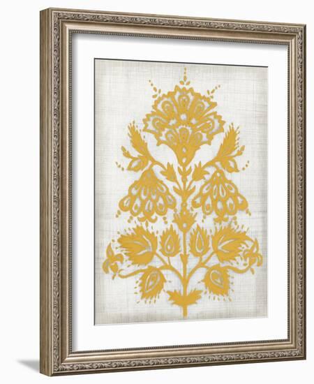 Saffron Detail I-Megan Meagher-Framed Art Print