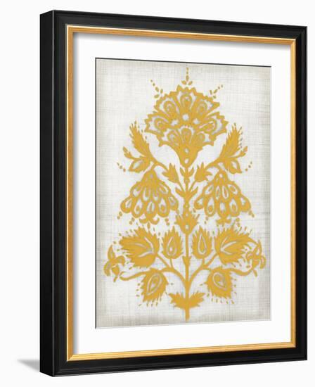 Saffron Detail I-Megan Meagher-Framed Art Print