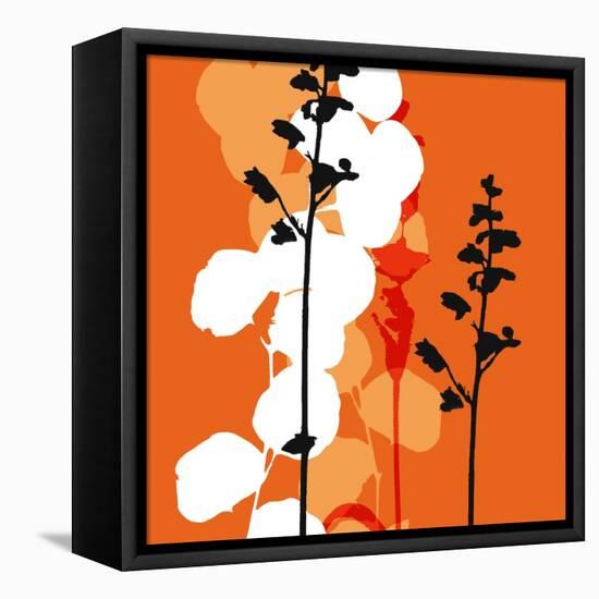 Saffron Indignation-Jan Weiss-Framed Stretched Canvas