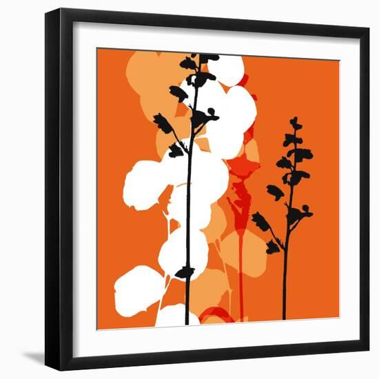 Saffron Indignation-Jan Weiss-Framed Art Print
