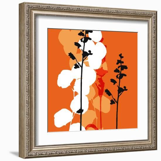 Saffron Indignation-Jan Weiss-Framed Art Print