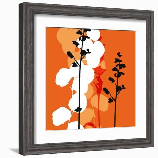 Saffron Indignation-Jan Weiss-Framed Art Print