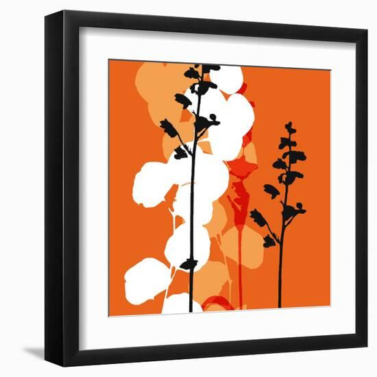 Saffron Indignation-Jan Weiss-Framed Art Print