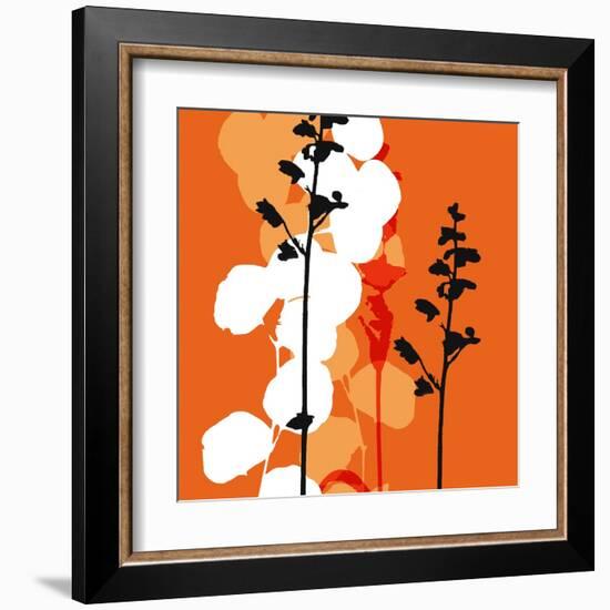 Saffron Indignation-Jan Weiss-Framed Art Print