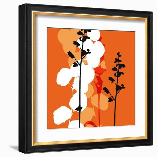 Saffron Indignation-Jan Weiss-Framed Art Print