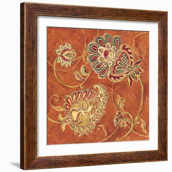 Saffron Paisley-Laurel Lehman-Framed Premium Giclee Print