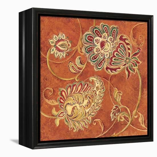 Saffron Paisley-Laurel Lehman-Framed Stretched Canvas