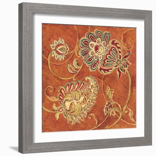 Saffron Paisley-Laurel Lehman-Framed Art Print