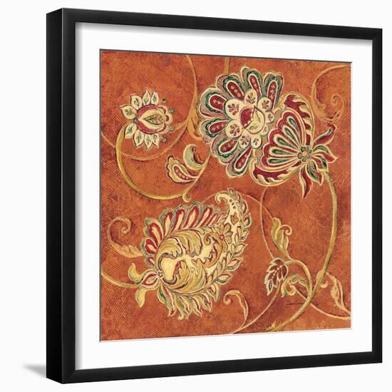 Saffron Paisley-Laurel Lehman-Framed Art Print