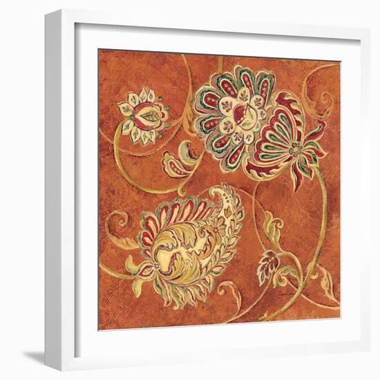 Saffron Paisley-Laurel Lehman-Framed Art Print