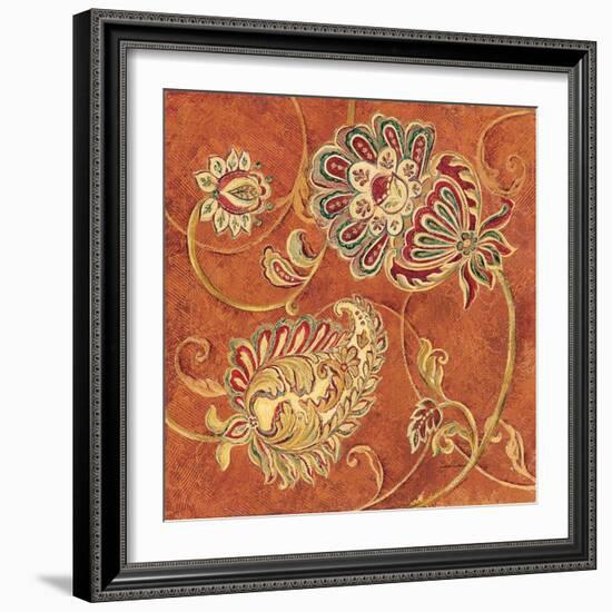 Saffron Paisley-Laurel Lehman-Framed Art Print