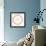 Saffron Round-Maria Trad-Framed Giclee Print displayed on a wall