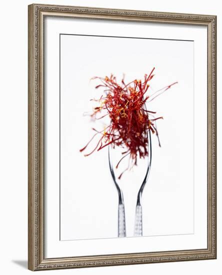 Saffron Threads in Tongs-Marc O^ Finley-Framed Photographic Print