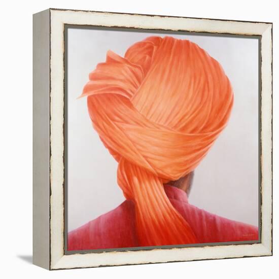 Saffron Turban-Lincoln Seligman-Framed Premier Image Canvas