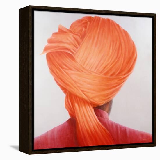 Saffron Turban-Lincoln Seligman-Framed Premier Image Canvas