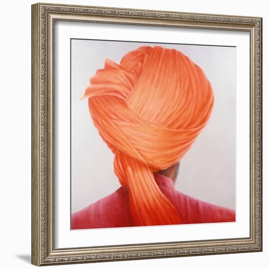 Saffron Turban-Lincoln Seligman-Framed Giclee Print