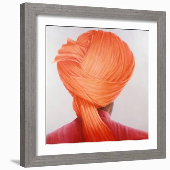 Saffron Turban-Lincoln Seligman-Framed Giclee Print