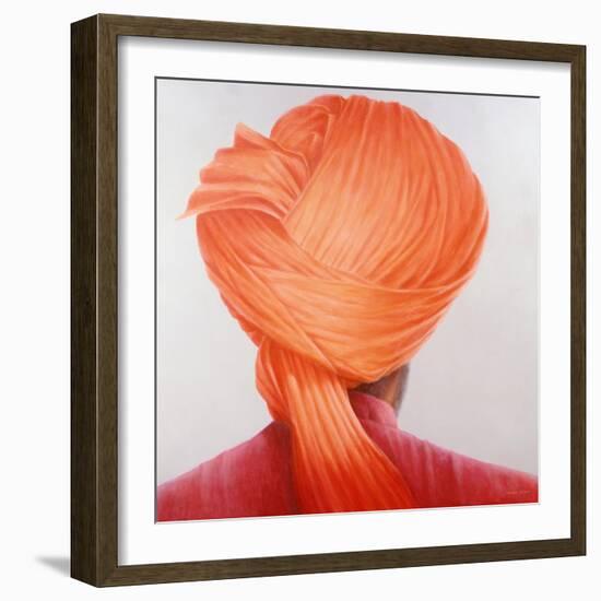 Saffron Turban-Lincoln Seligman-Framed Giclee Print