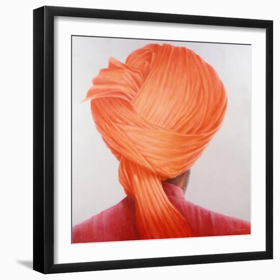 Saffron Turban-Lincoln Seligman-Framed Giclee Print