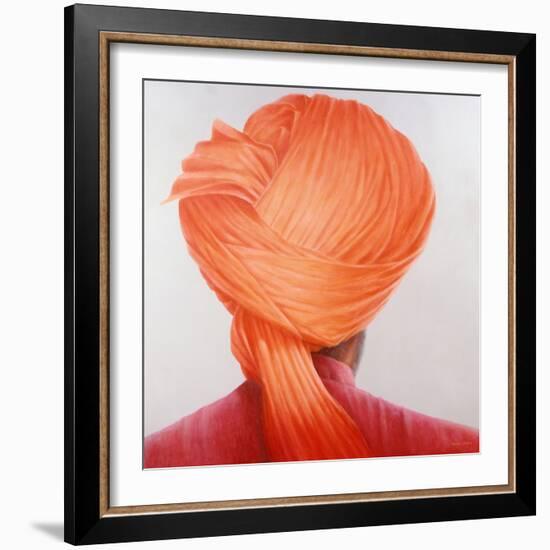 Saffron Turban-Lincoln Seligman-Framed Giclee Print