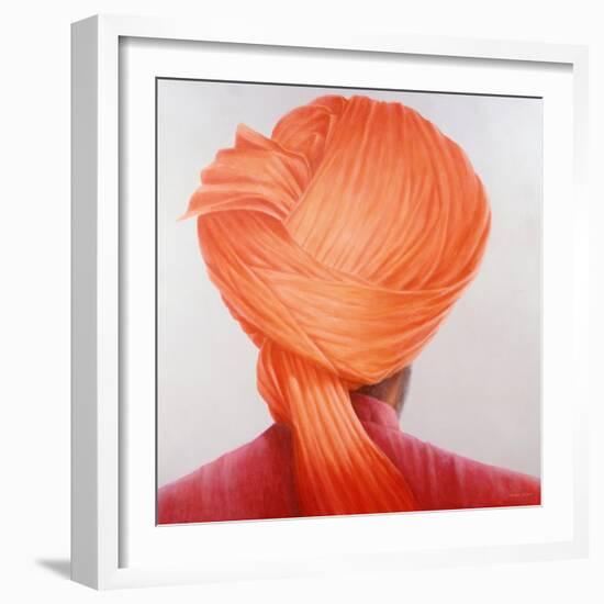 Saffron Turban-Lincoln Seligman-Framed Giclee Print