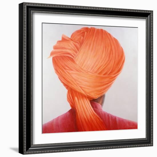 Saffron Turban-Lincoln Seligman-Framed Giclee Print