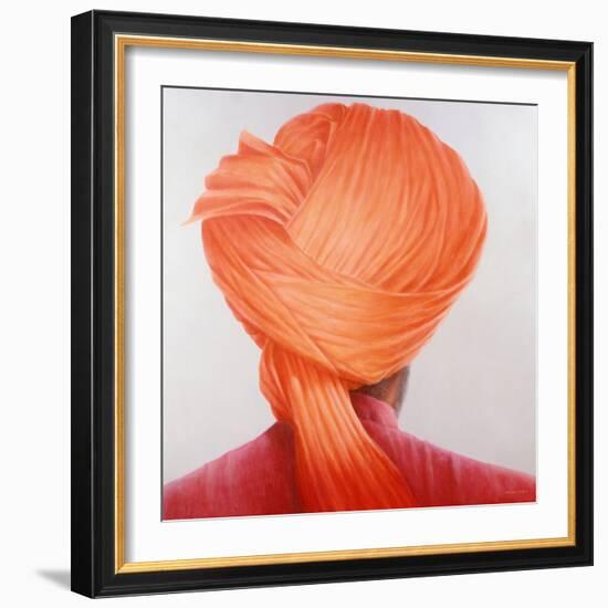 Saffron Turban-Lincoln Seligman-Framed Giclee Print