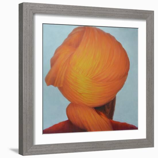 Saffron Turban-Lincoln Seligman-Framed Giclee Print